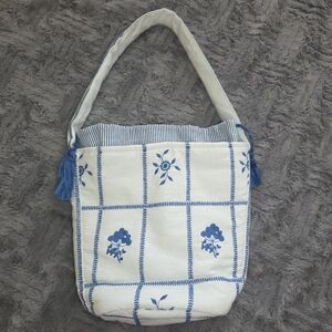 Sezane Embroidered Bucket Bag NWOT